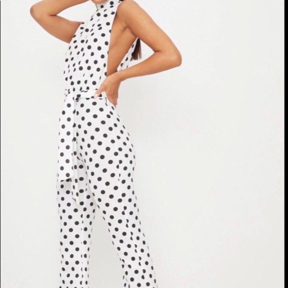 Polka dot jumpsuit
